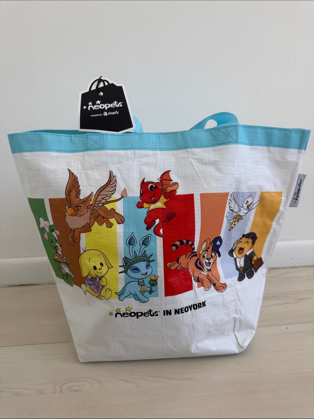 Neopets Neo York NYC Exclusive Tote Bag 2026 Shopify Pop Up NWT